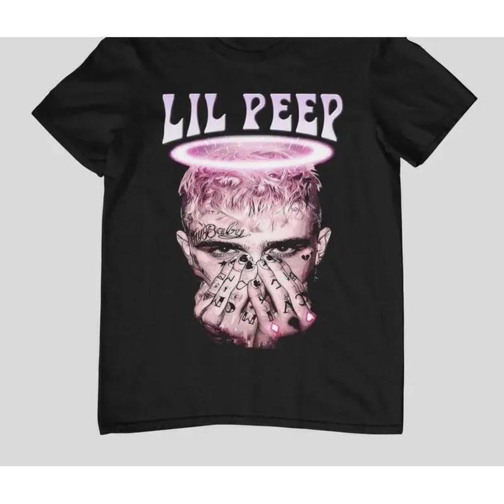 Lil Peep Rapper Emo Hip Hop Fan Graphic T-Shirt
